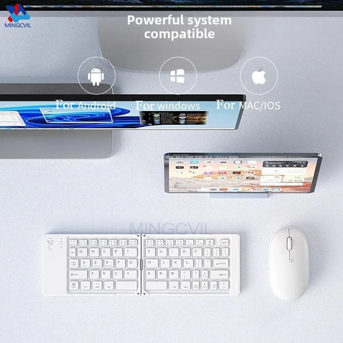 Compact Foldable Wireless Keyboard
