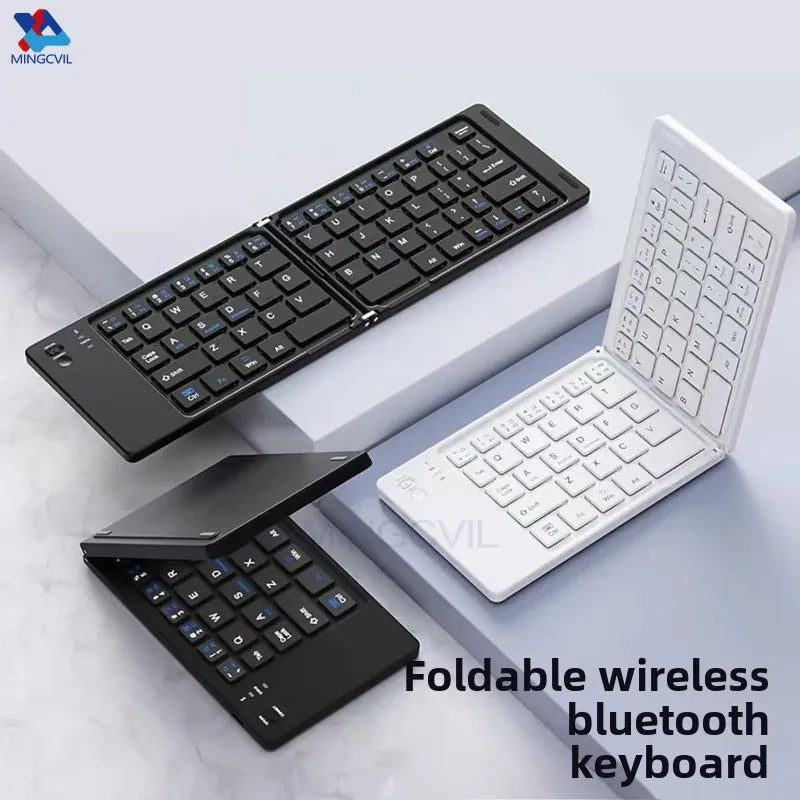 Compact Foldable Wireless Keyboard