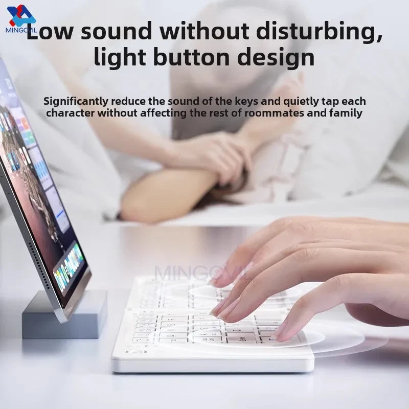 Compact Foldable Wireless Keyboard