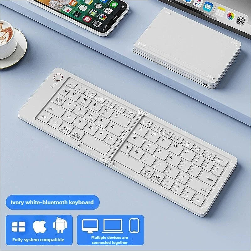 Compact Foldable Wireless Keyboard