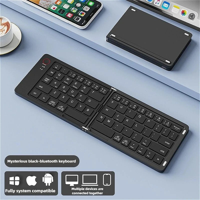 Compact Foldable Wireless Keyboard