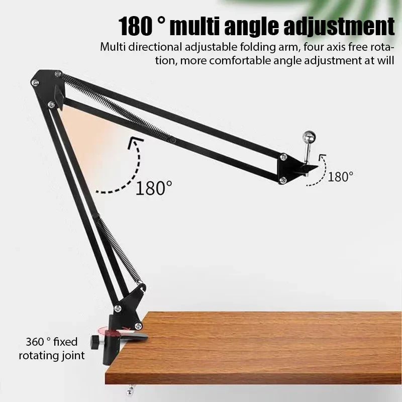 Adjustable Desktop Microphone Boom Arm