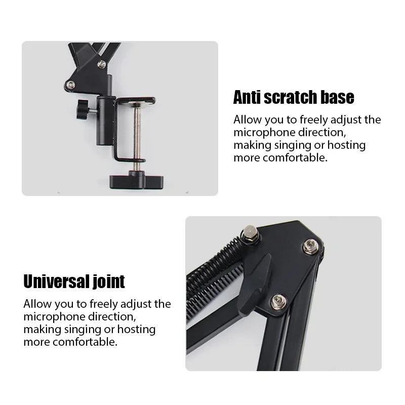 Adjustable Desktop Microphone Boom Arm