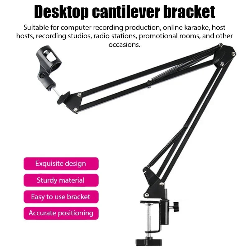 Adjustable Desktop Microphone Boom Arm