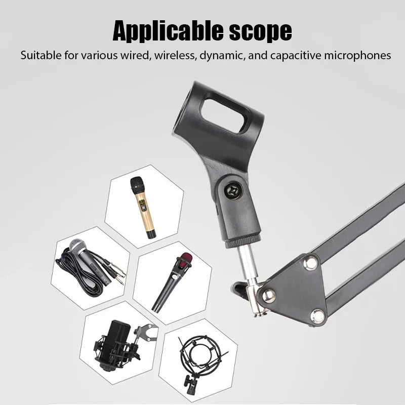 Adjustable Desktop Microphone Boom Arm