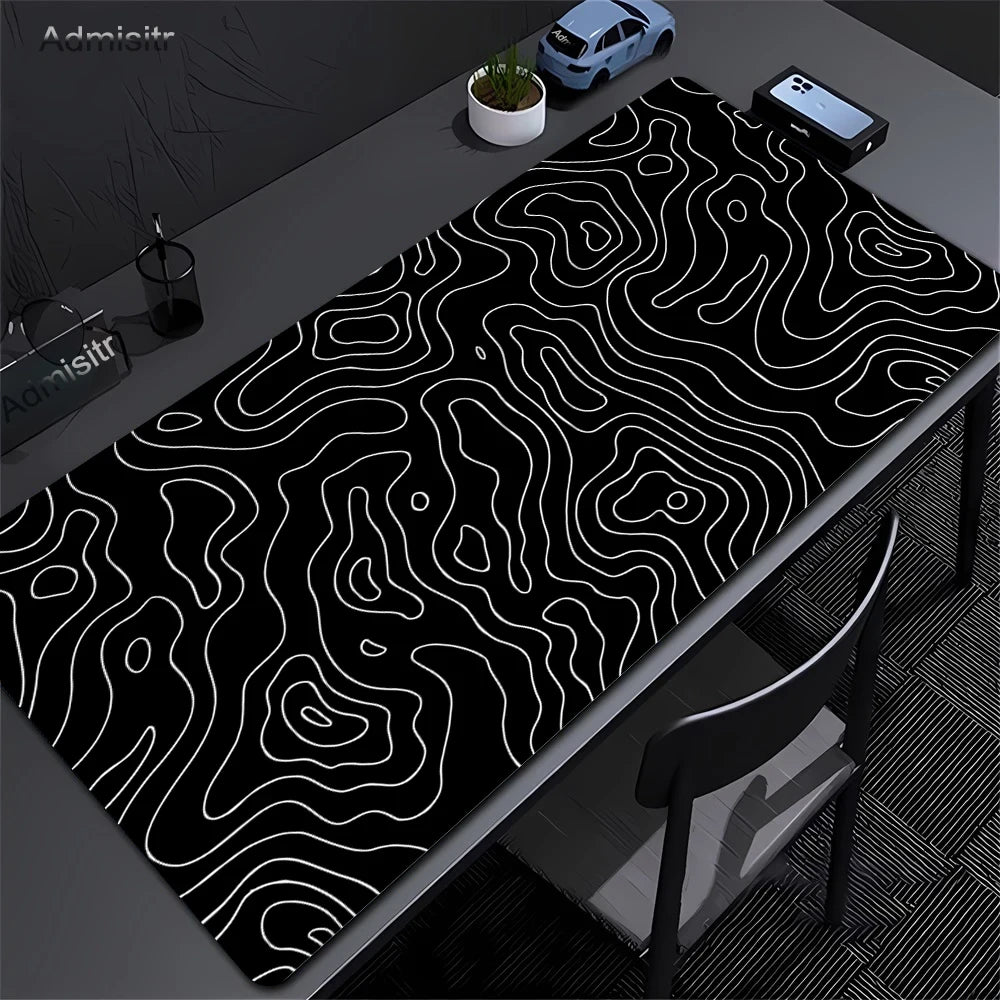 Abstract Strata Gaming Desk Mat
