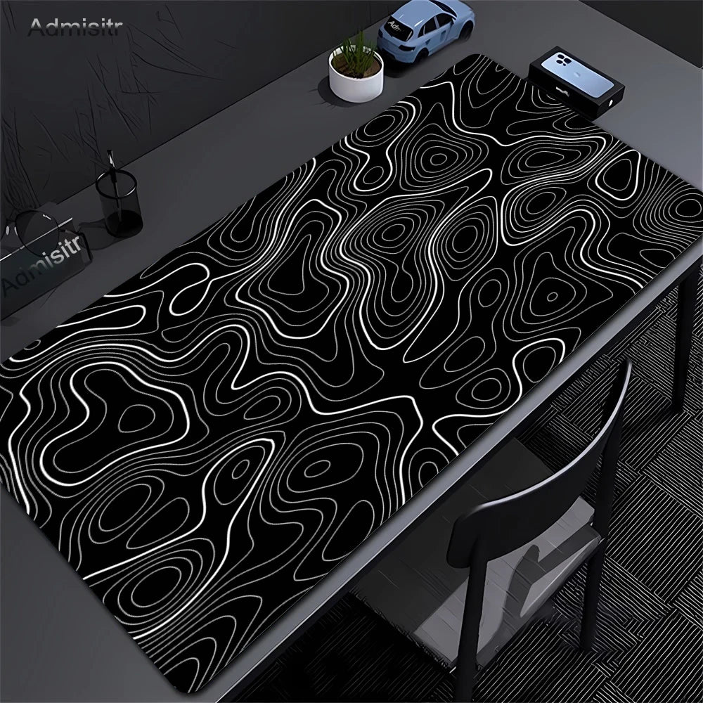 Abstract Strata Gaming Desk Mat