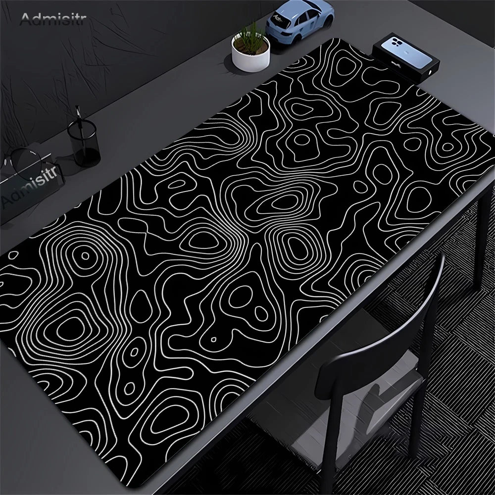 Abstract Strata Gaming Desk Mat